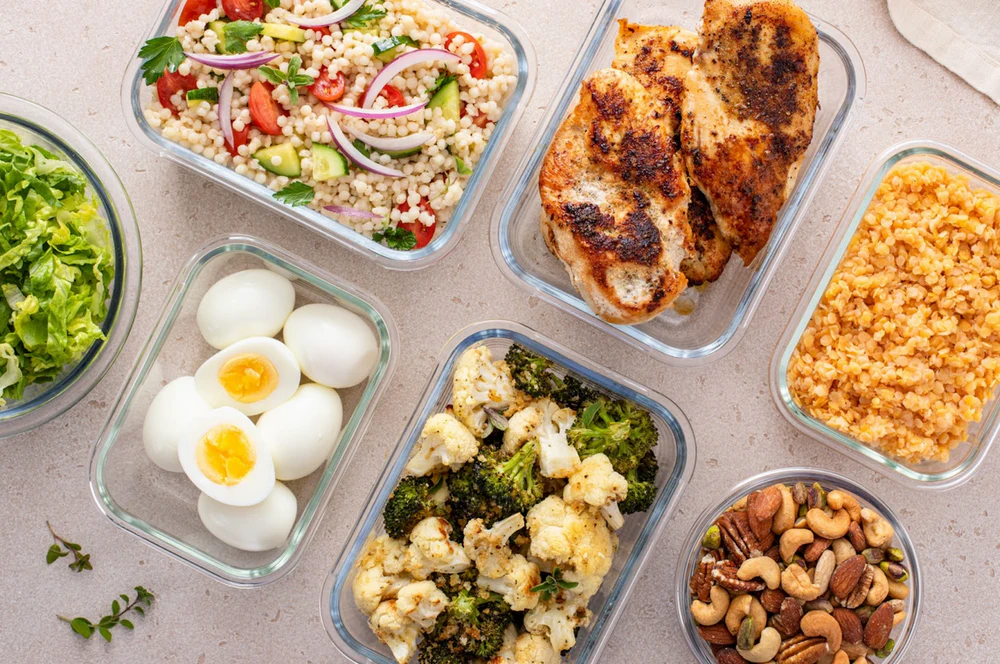 High-protein meal prep for muscle preservation