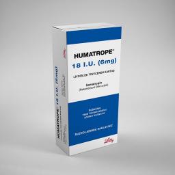 Humatrope 18 IU Cartridge - Somatropin - Lilly, Turkey